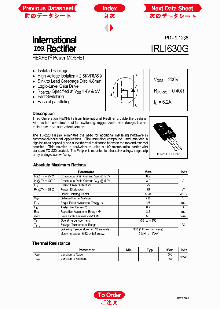 IRLI630G_709351.PDF Datasheet