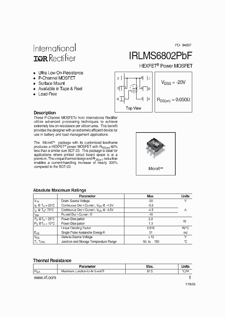 IRLMS6802PBF_883539.PDF Datasheet