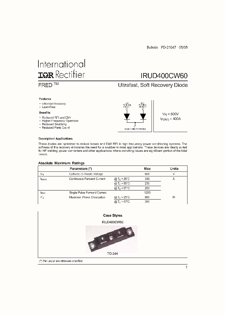 IRUD400CW60_738147.PDF Datasheet
