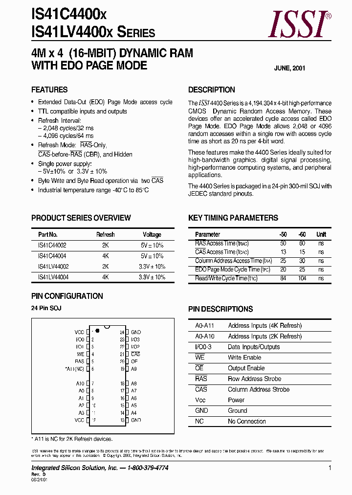 IS41LV44002_661564.PDF Datasheet