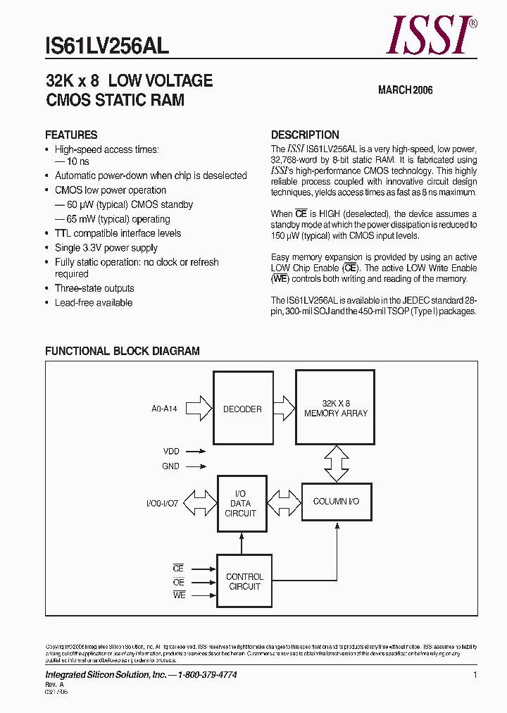 IS61LV256AL-10T_660886.PDF Datasheet