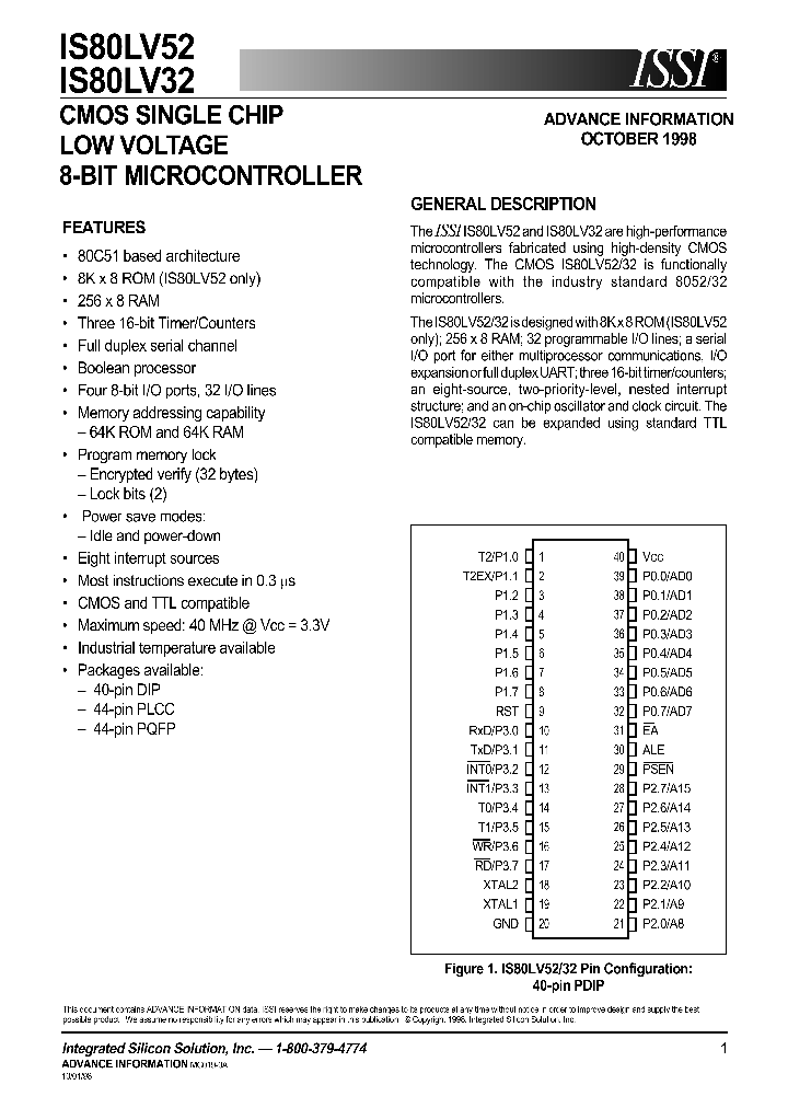 IS80LV32_631599.PDF Datasheet