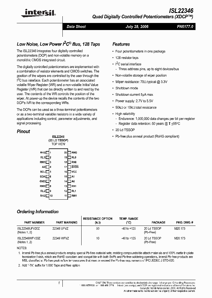 ISL22346_717362.PDF Datasheet