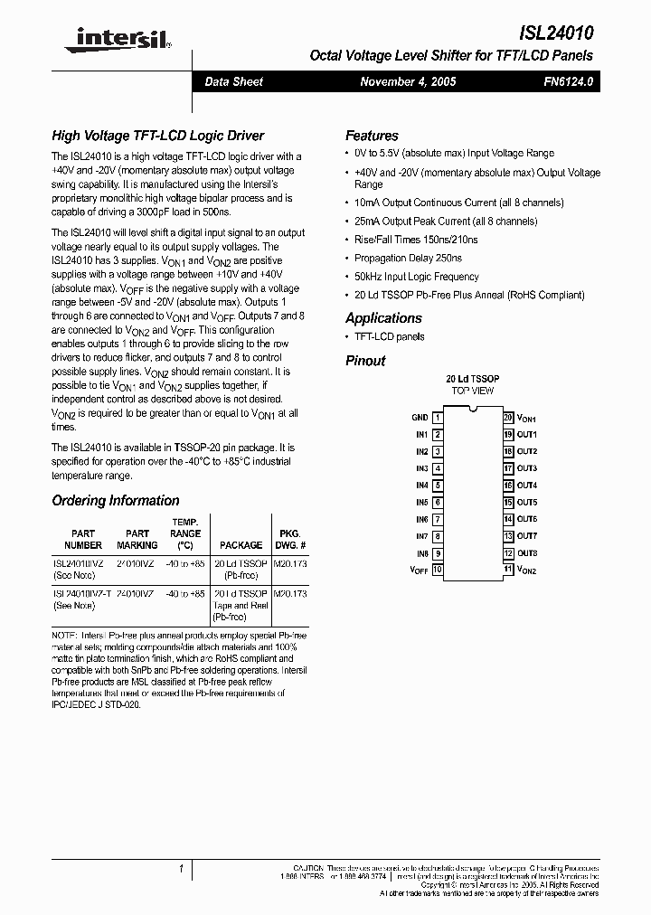 ISL24010IVZ-T_719860.PDF Datasheet