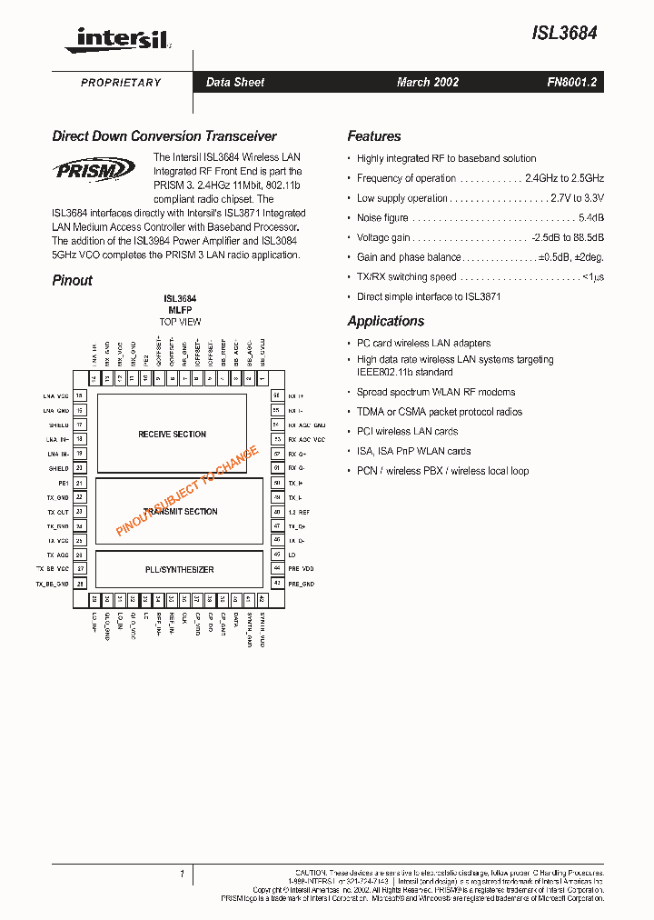 ISL3684_716320.PDF Datasheet