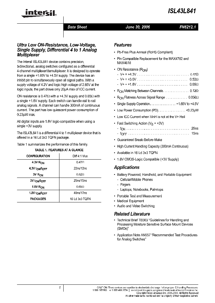 ISL43L841IRZ-T_719510.PDF Datasheet