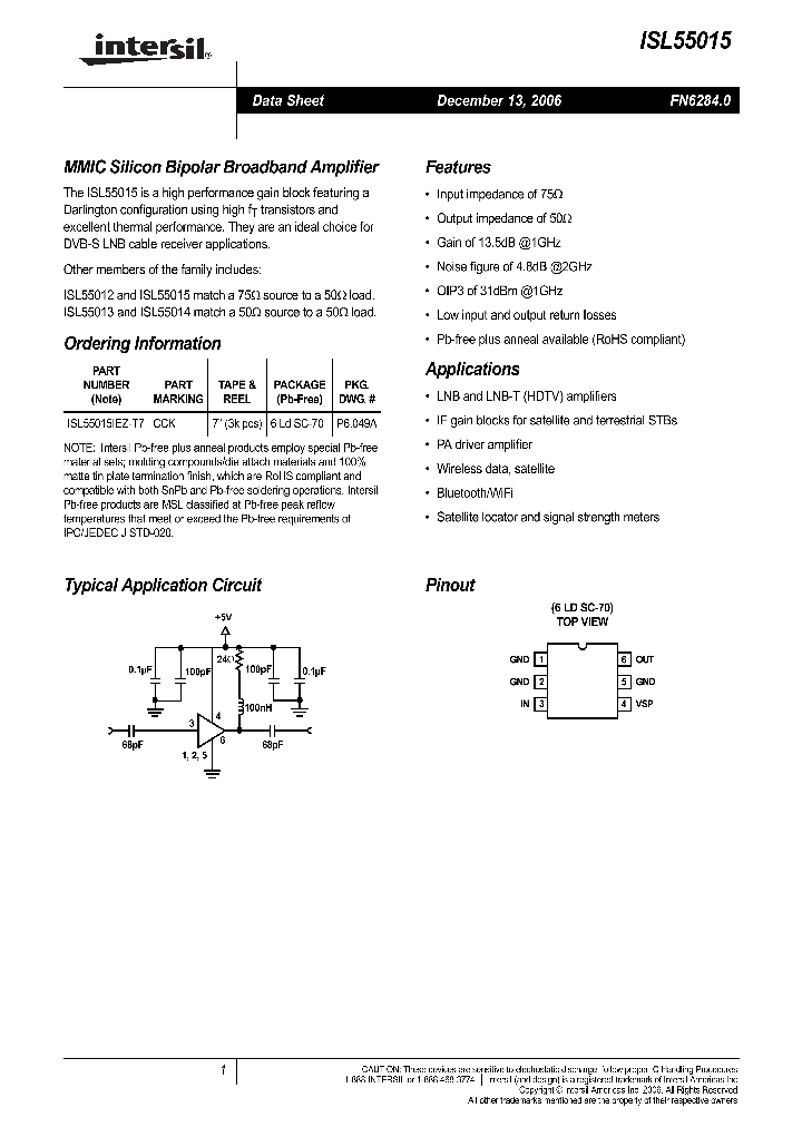ISL55015_711177.PDF Datasheet