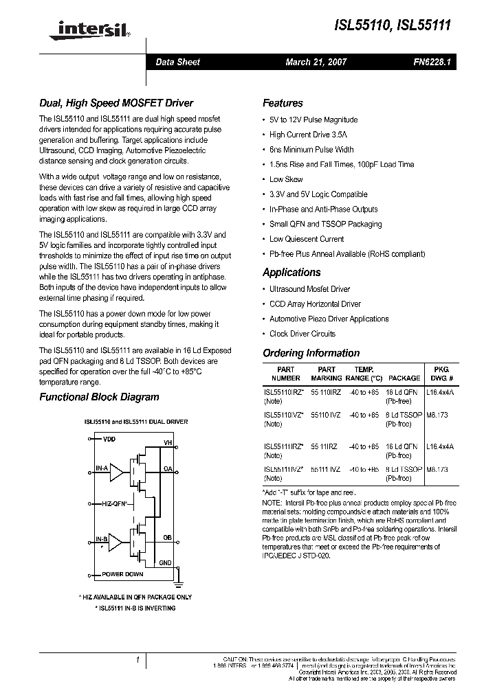 ISL55110_719310.PDF Datasheet