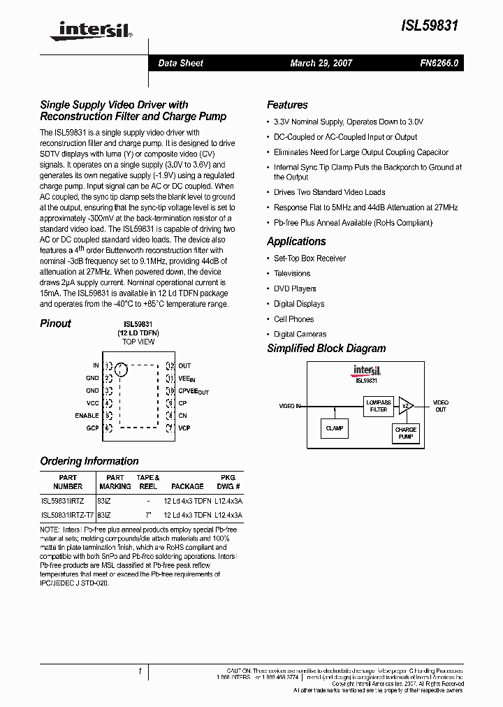 ISL59831_711033.PDF Datasheet
