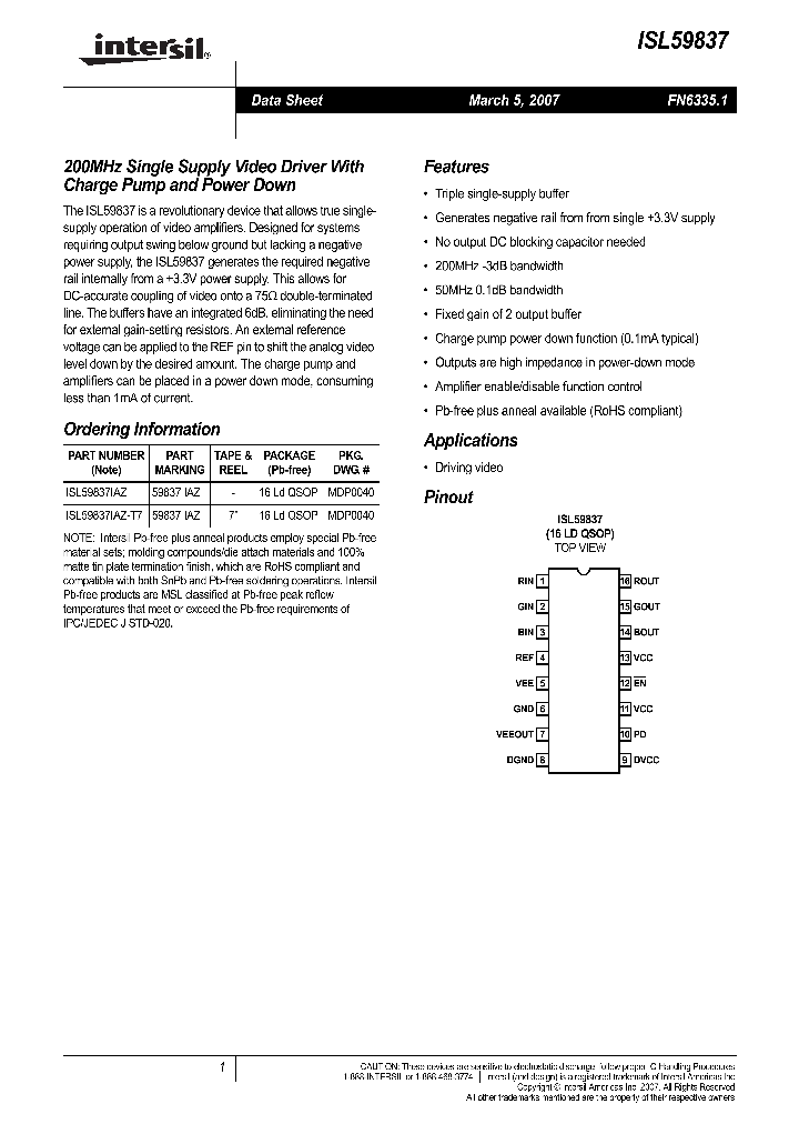 ISL59837IAZ-T7_711020.PDF Datasheet