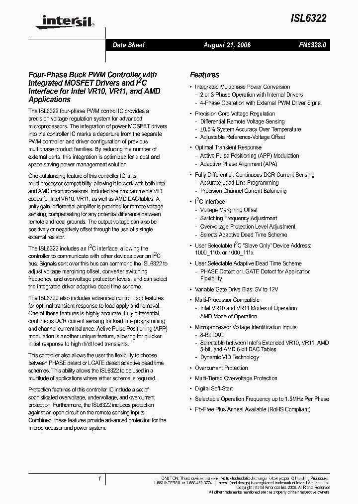 ISL6322_714897.PDF Datasheet