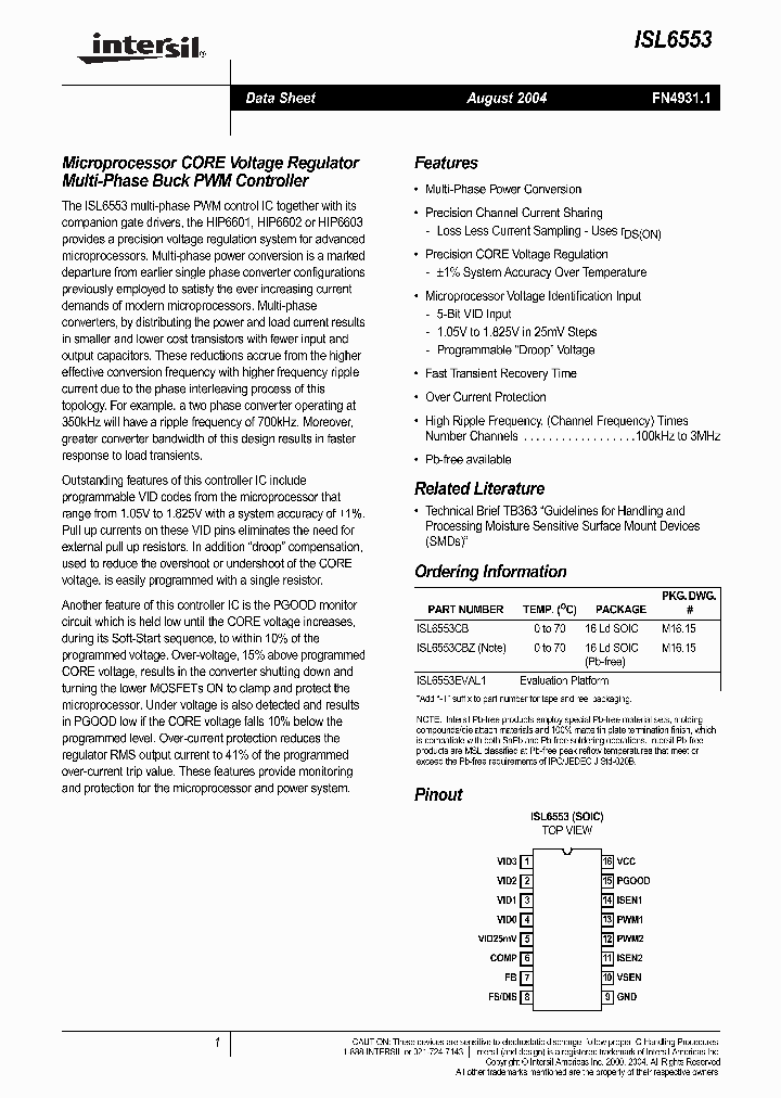 ISL655304_720534.PDF Datasheet