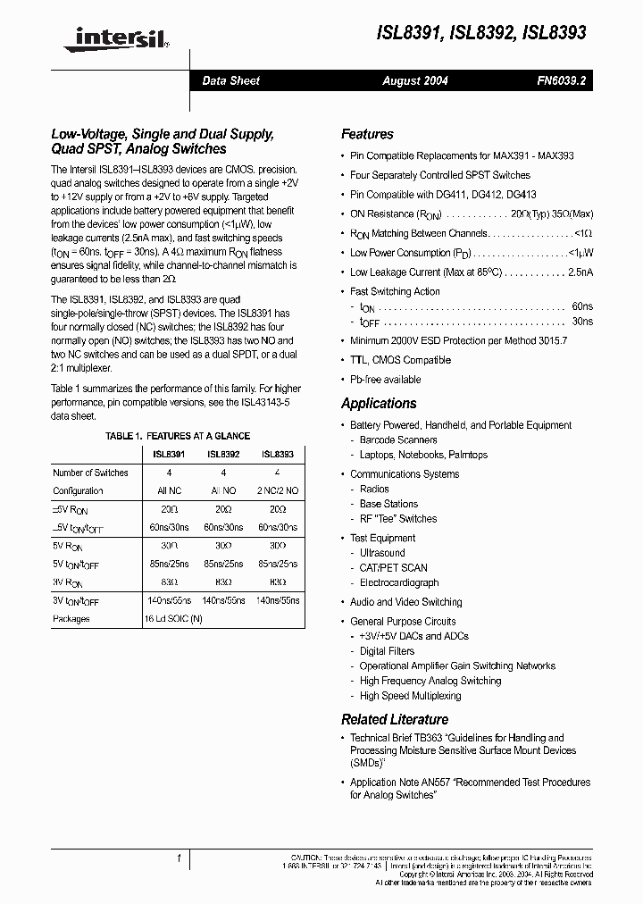 ISL8391IBZ_718943.PDF Datasheet