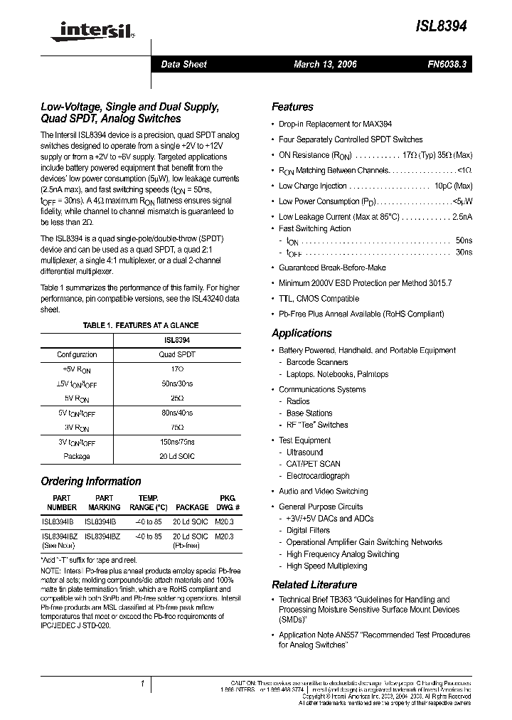 ISL8394IBZ_718954.PDF Datasheet
