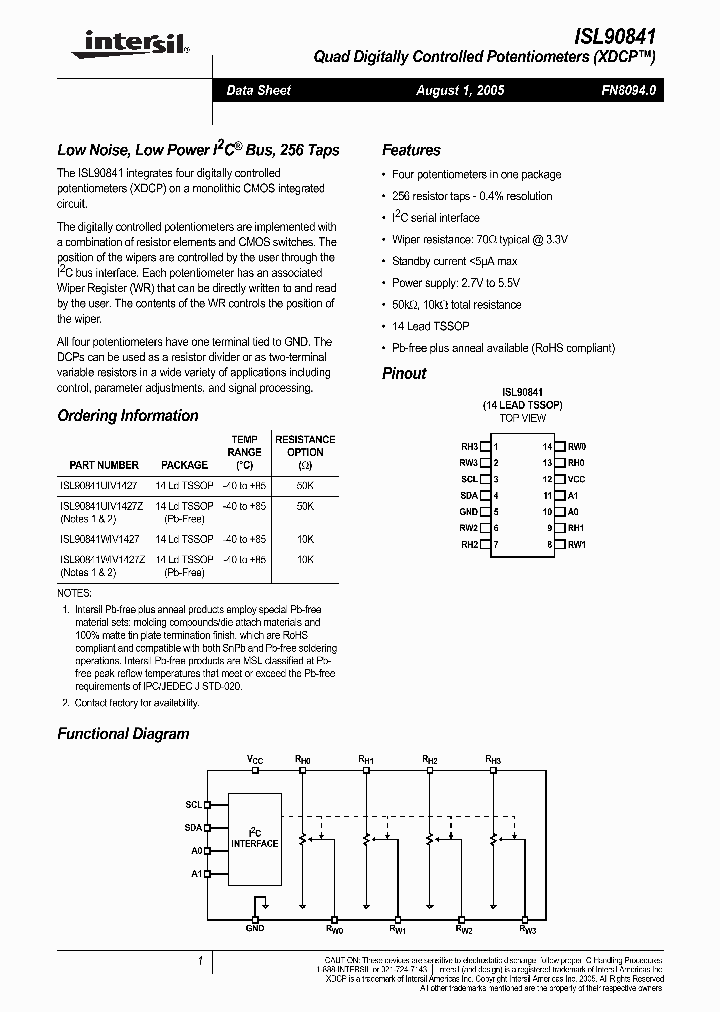 ISL90841_709631.PDF Datasheet
