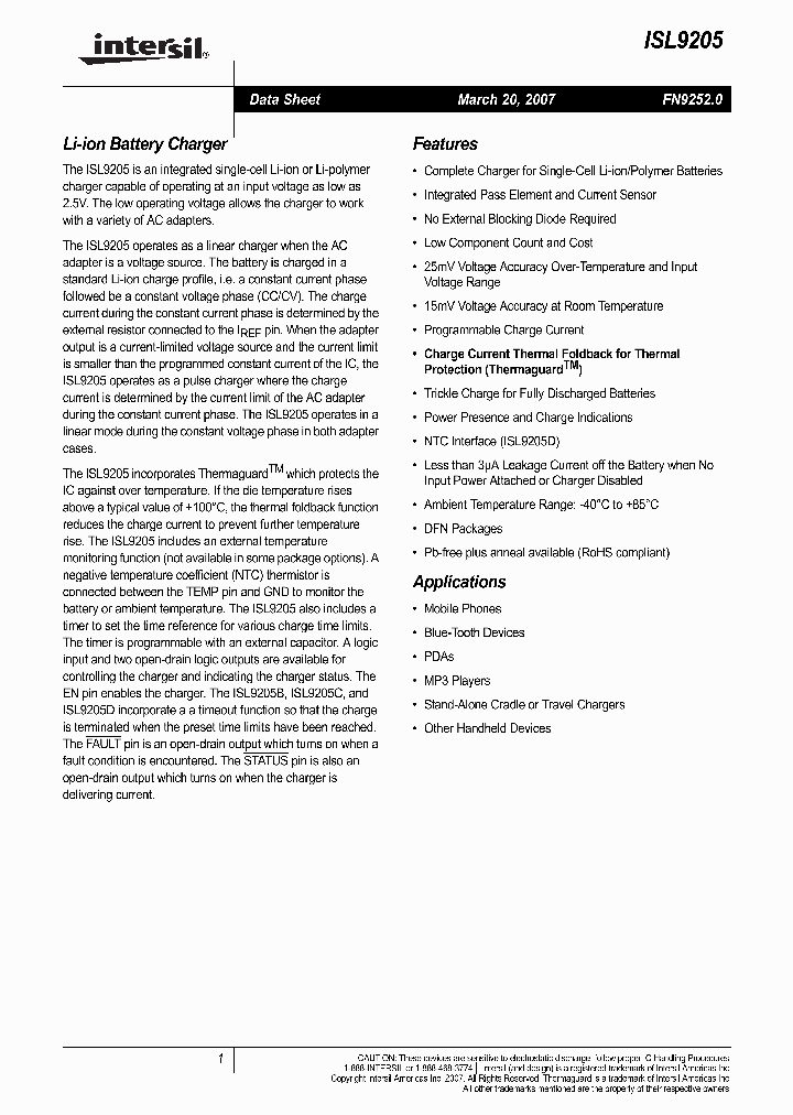 ISL9205_660212.PDF Datasheet
