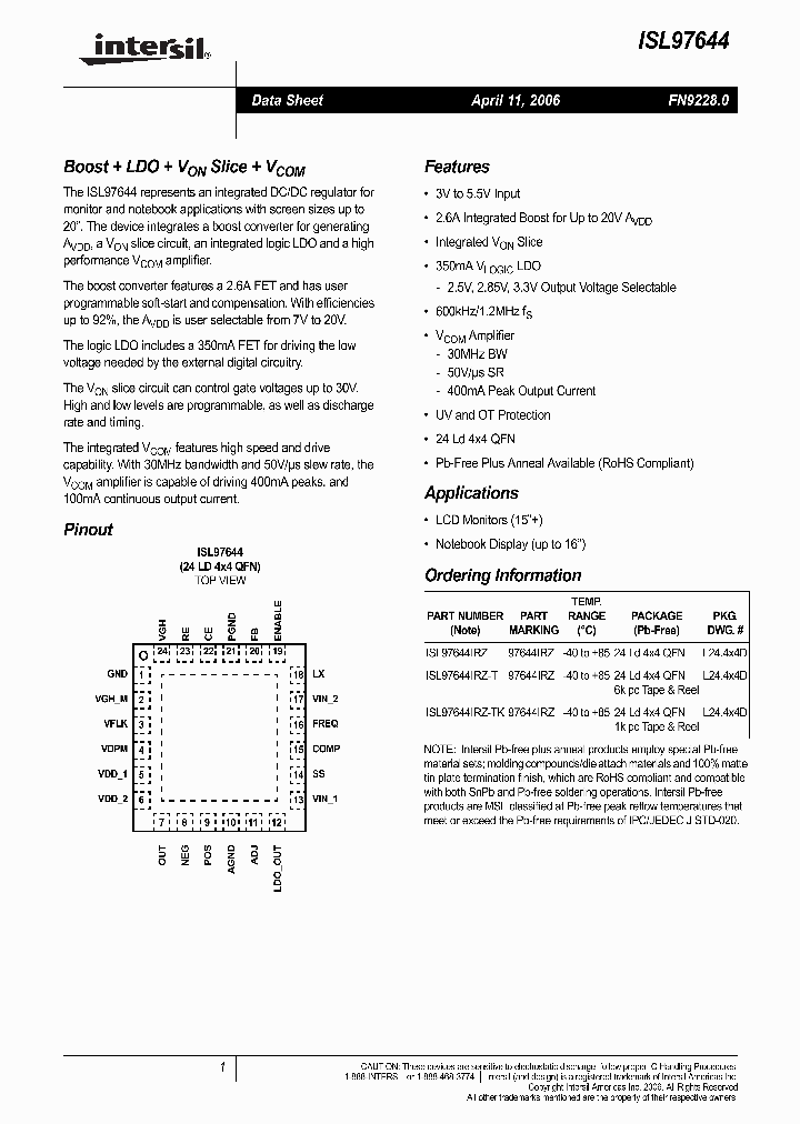 ISL97644_704655.PDF Datasheet
