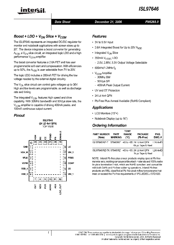ISL97646_704660.PDF Datasheet