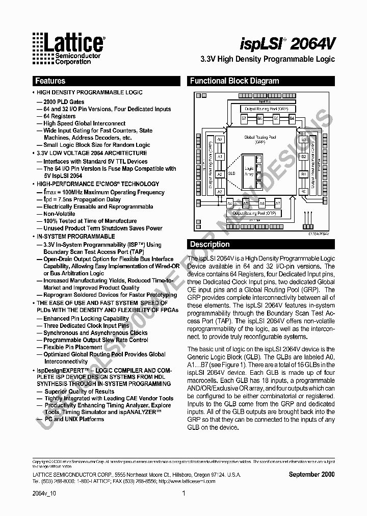 ISPLSI2064V-100LJ84_808884.PDF Datasheet