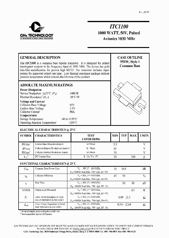ITC1100_617206.PDF Datasheet