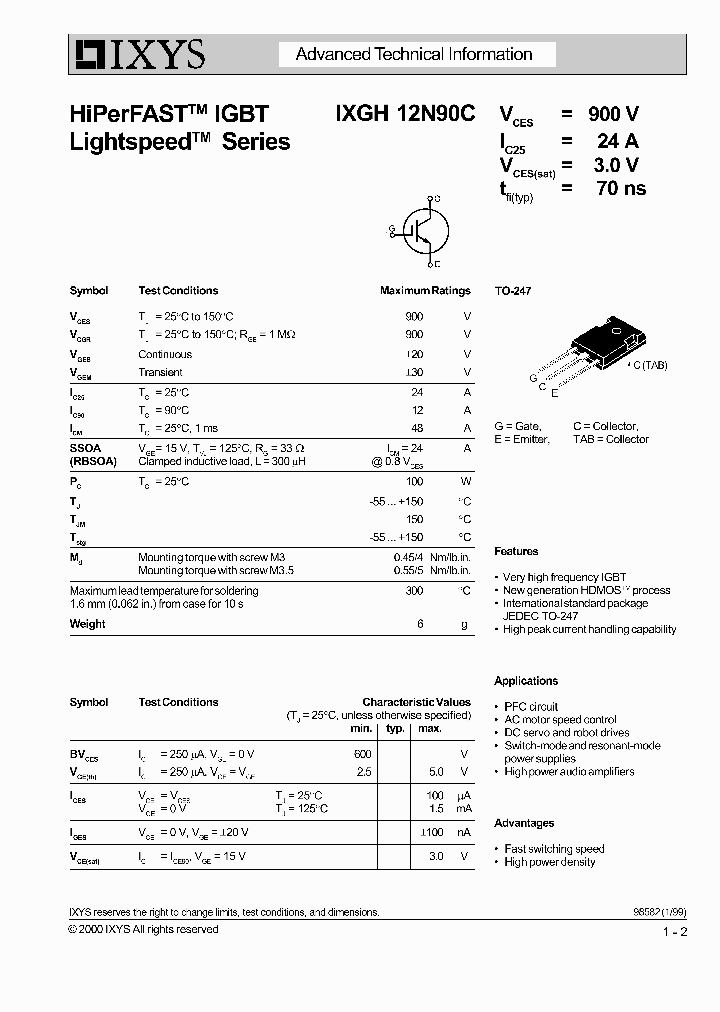 IXGH12N90C_716020.PDF Datasheet