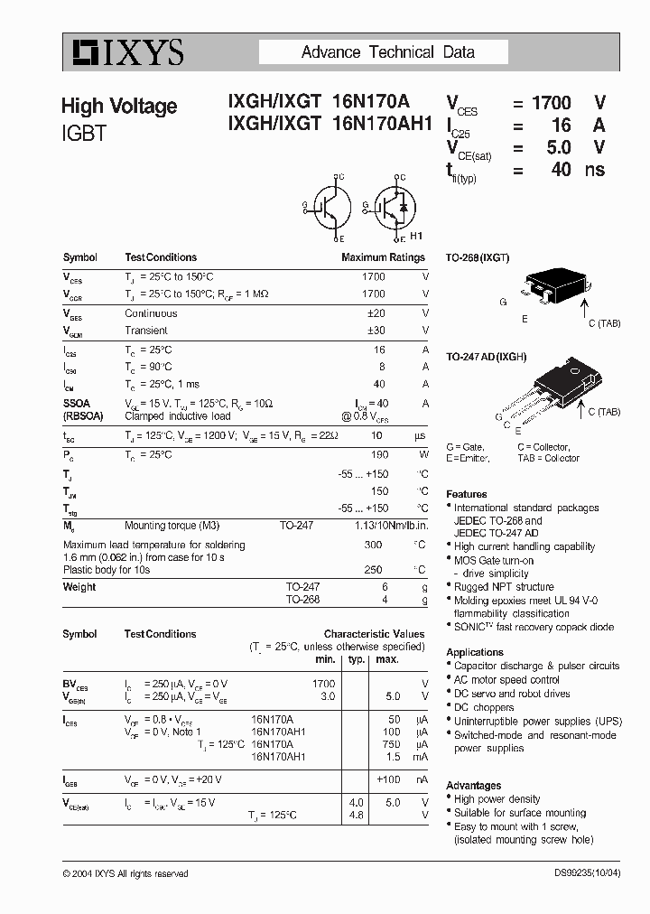IXGT16N170AH1_626559.PDF Datasheet