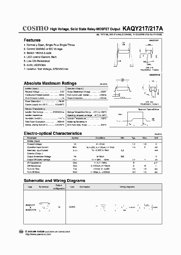 KAQY217_722360.PDF Datasheet