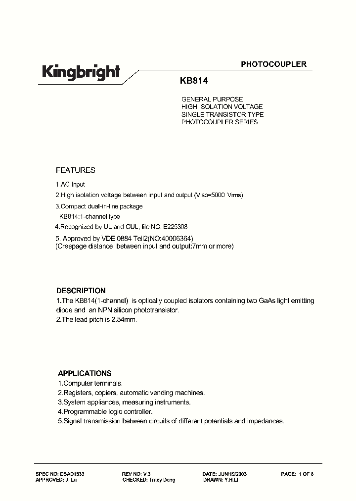 KB814_711884.PDF Datasheet