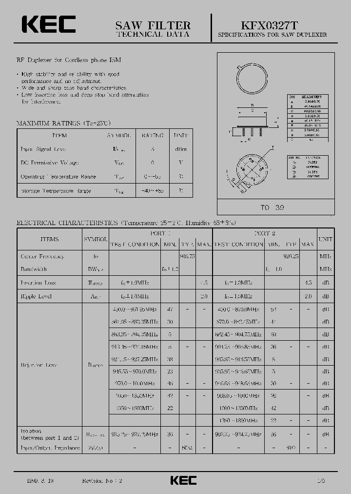 KFX0327T_930037.PDF Datasheet