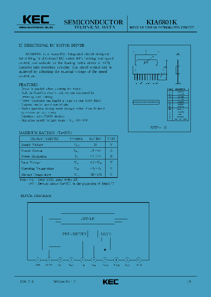 KIA6801_809363.PDF Datasheet