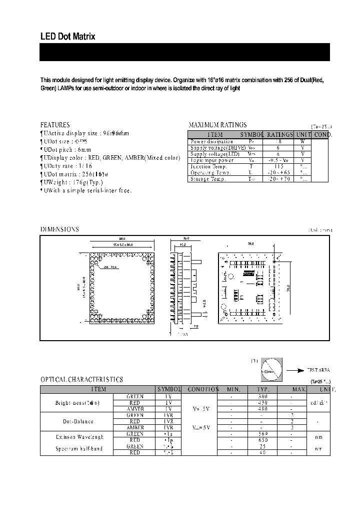 KLM-096LA-16A_806014.PDF Datasheet