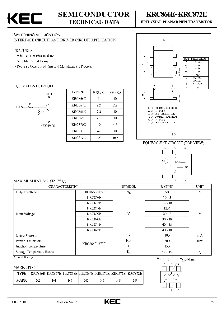 KRC872E_895036.PDF Datasheet