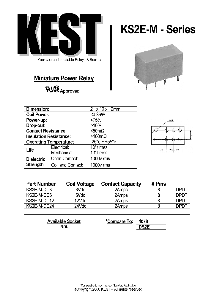 KS2E-M-DC12_678858.PDF Datasheet