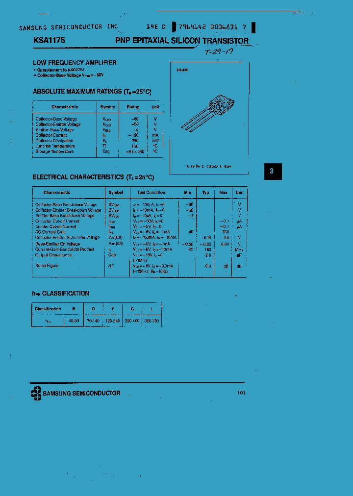 KSA1175_739987.PDF Datasheet