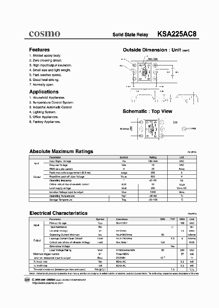 KSA225AC8_807061.PDF Datasheet
