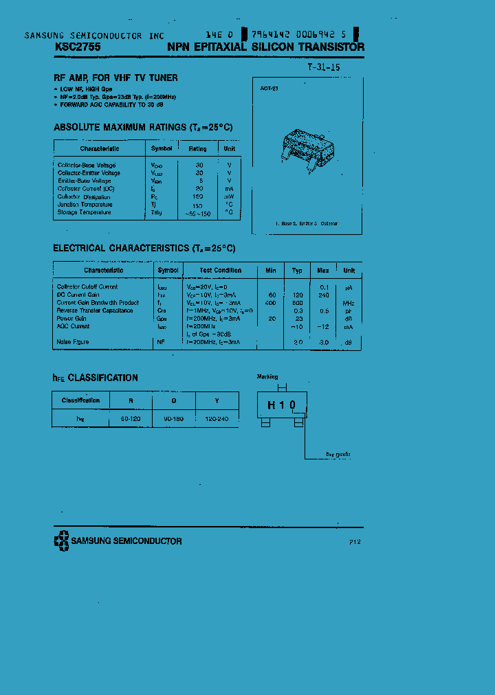 KSC2755_956209.PDF Datasheet