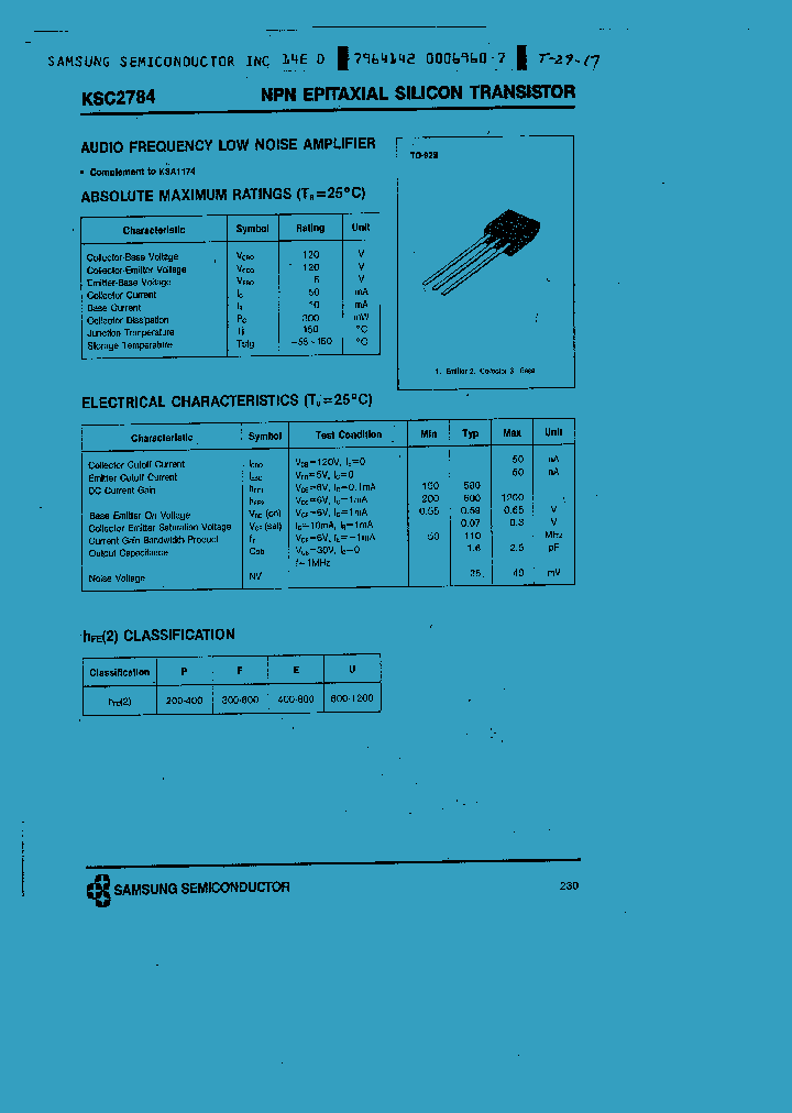 KSC2784_739970.PDF Datasheet