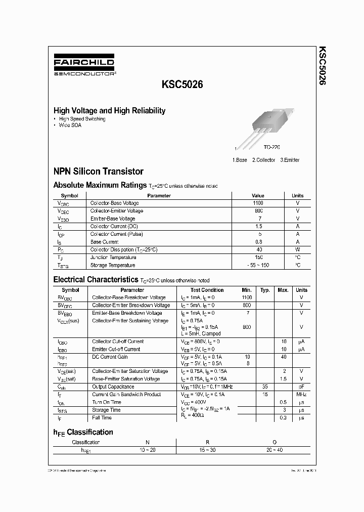 KSC5026_953289.PDF Datasheet