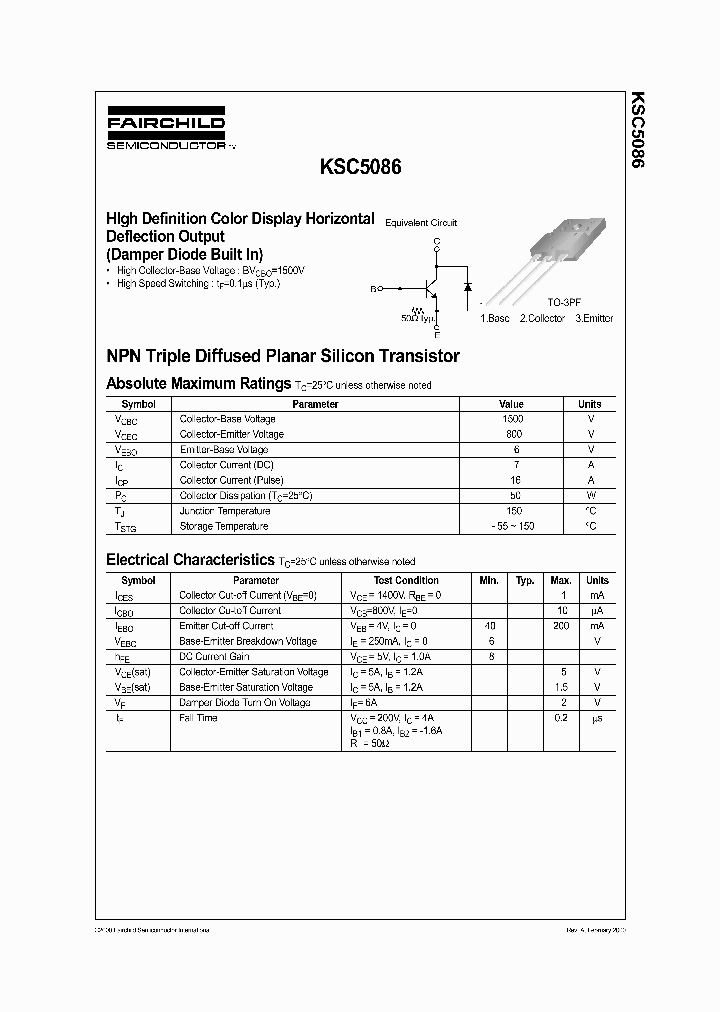 KSC5086_611919.PDF Datasheet