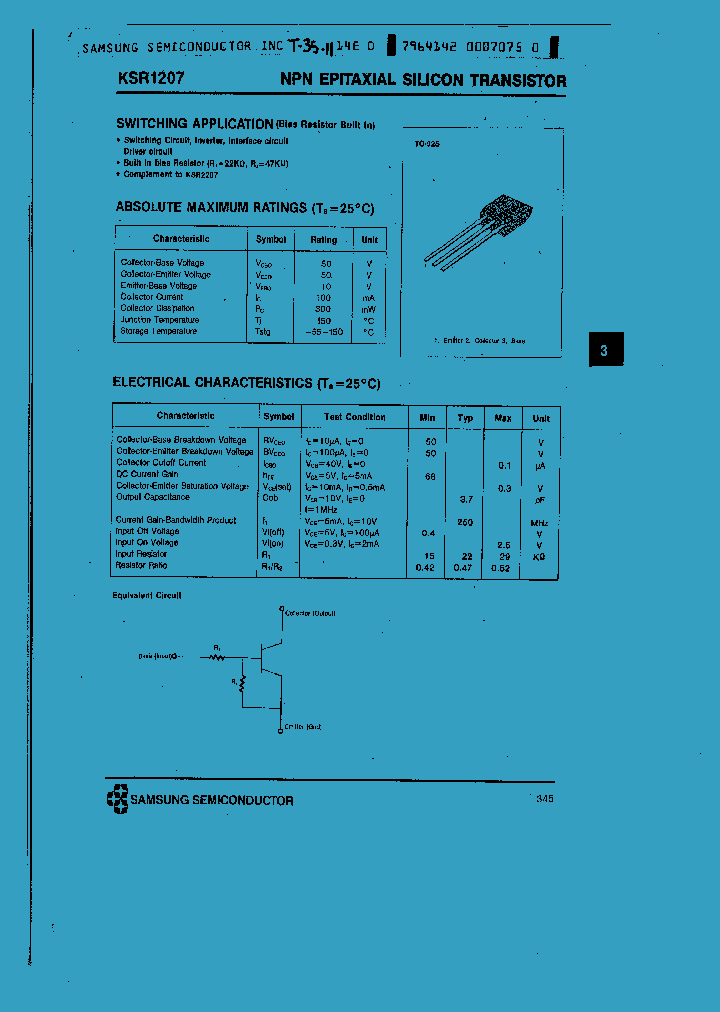 KSR1207_1009092.PDF Datasheet
