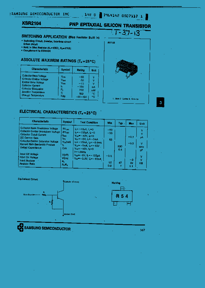 KSR2104_719787.PDF Datasheet