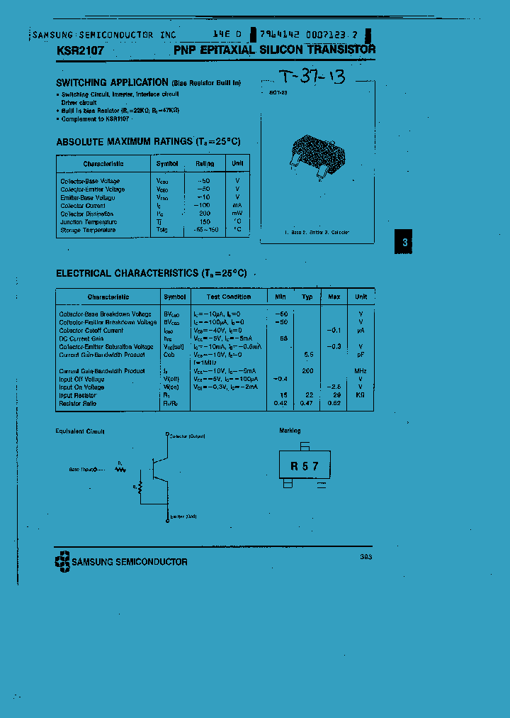 KSR2107_719791.PDF Datasheet