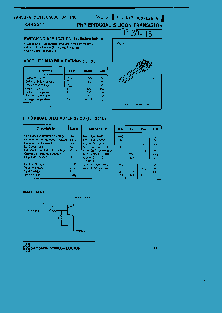 KSR2214_693755.PDF Datasheet