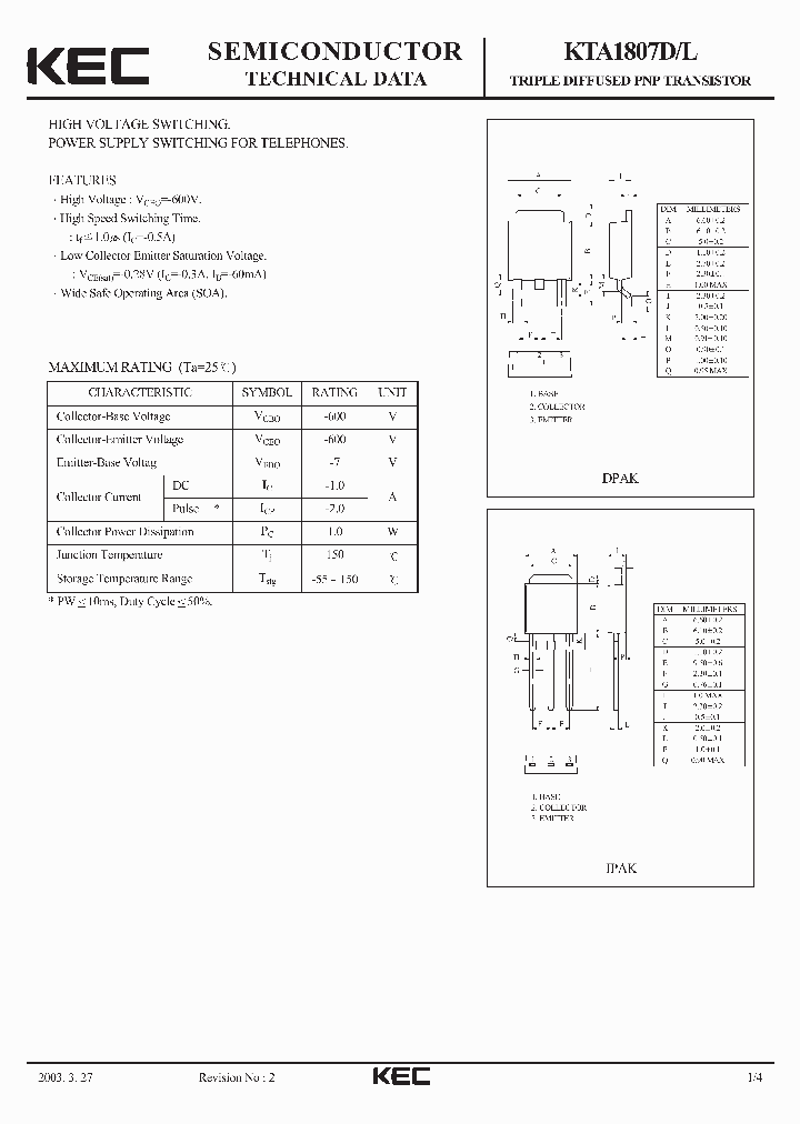 KTA1807D_935869.PDF Datasheet