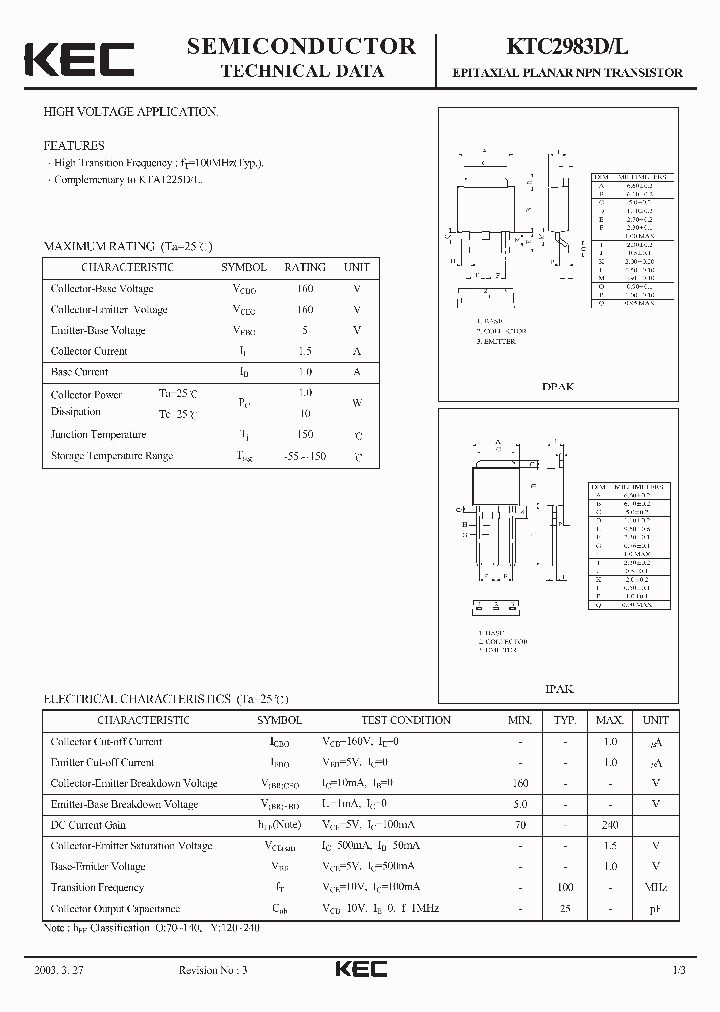 KTC2983L_900866.PDF Datasheet