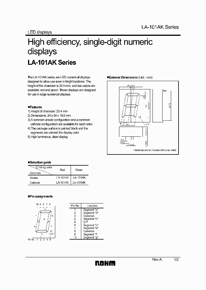 LA-101AK1_819626.PDF Datasheet