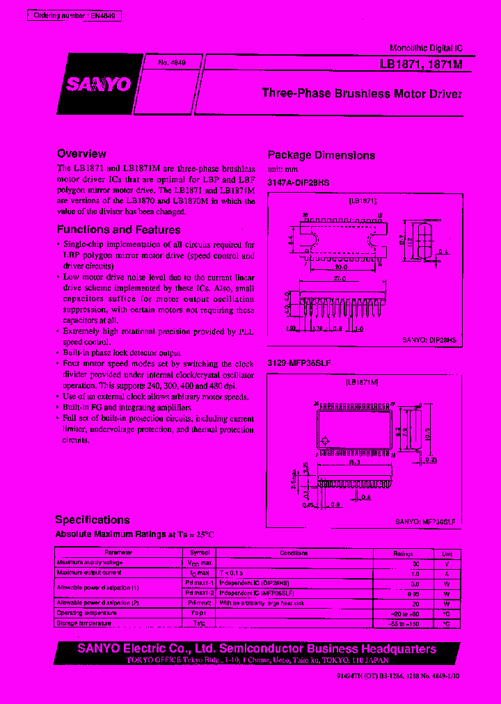 LB1871_864309.PDF Datasheet