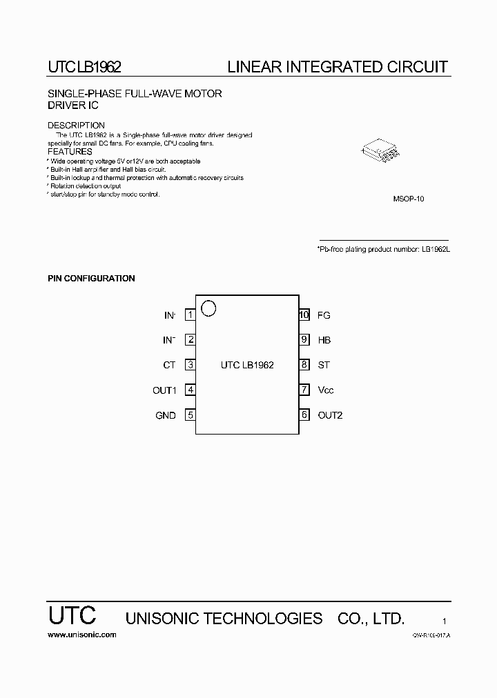 LB1962_871505.PDF Datasheet