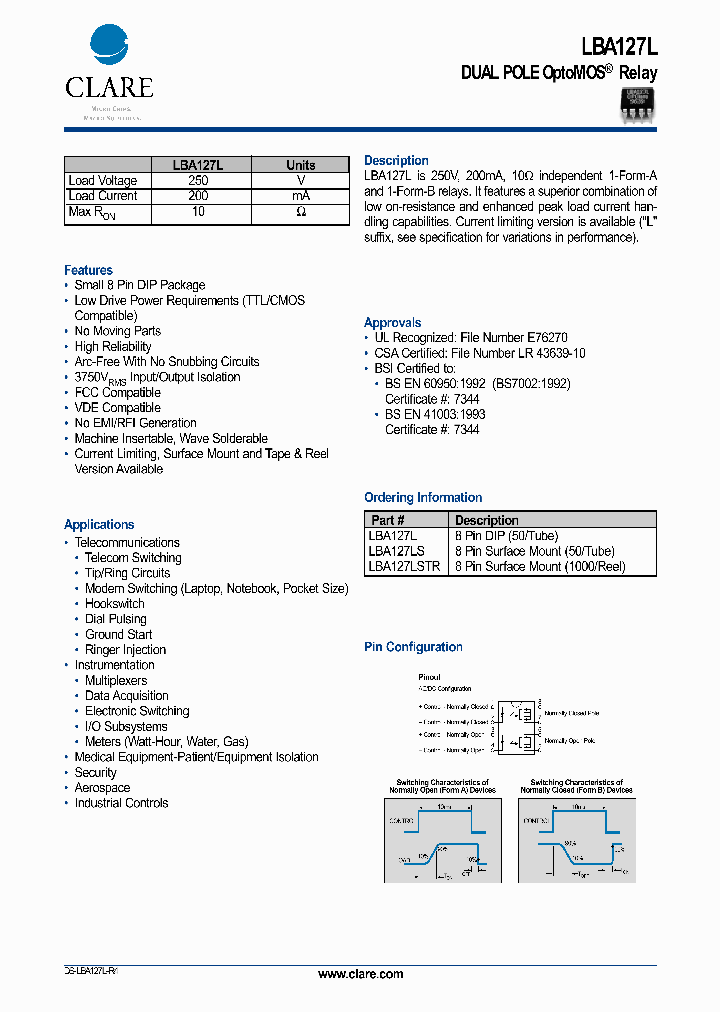 LBA127L_820371.PDF Datasheet