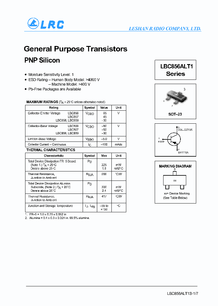 LBC858BLT1_920772.PDF Datasheet